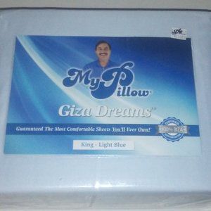 My Pillow, Giza Dream Sheets, King, Light Blue